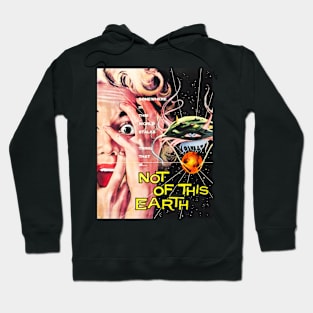 Not Of This Earth Vintage Sci Fi Hoodie